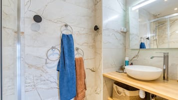 Shower, hair dryer