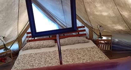 Glamping C Selva Tenda Quercia with BBQ, Shared Pool & Wi-Fi