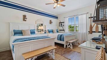 4 bedrooms, desk, travel crib, free WiFi