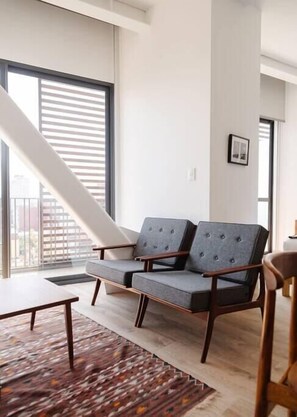 Interior - Mr. W | Amazing Studio Apartment | Balcony | Gym (Juárez)