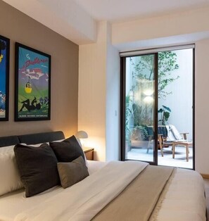 2 bedrooms, iron/ironing board, travel cot, WiFi - Mr. W | Garden House with A/C | Roma | Patio (Ciudad de México)