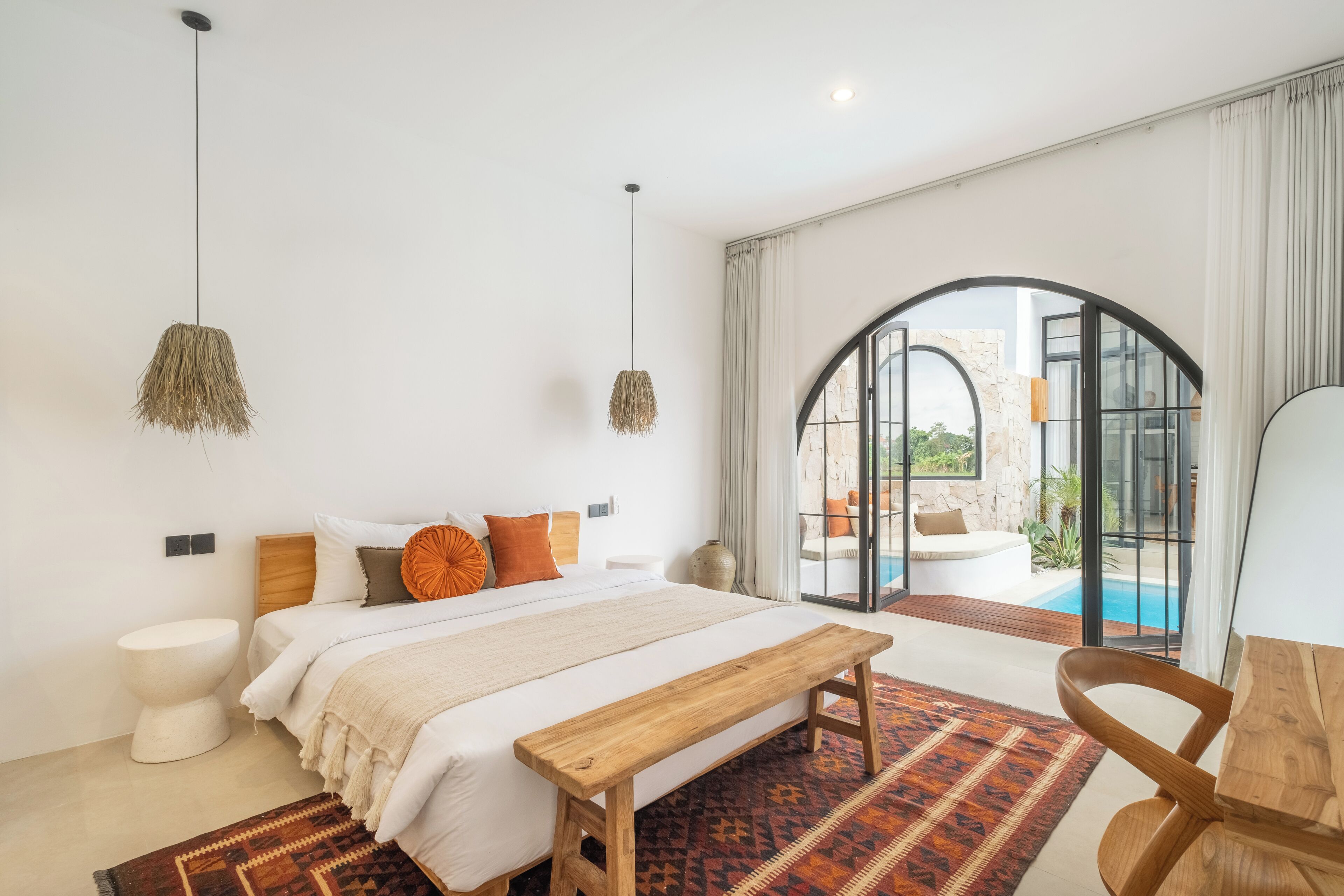 华丽别墅, 泳池景观 | 2 多间卧室、客房内保险箱、熨斗/熨衣板、免费 WiFi