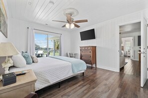 5 bedrooms, desk, iron/ironing board, travel crib - 5BR Waterfront Retreat w/ Heated Pool | Walk2Beach (North Myrtle Beach)