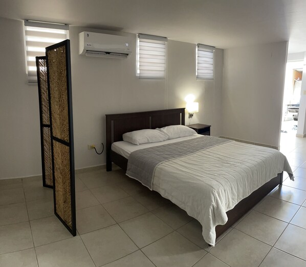 1 sovrum, strykjärn/strykbräda, gratis wi-fi och sängkläder