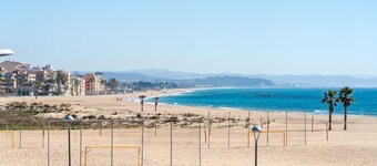 Apartment 250m beach with pool and parking