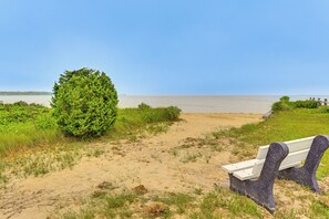 Beach nearby - Bayfront East Quogue Retreat w/ Private Boat Dock (East Quogue)