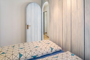 1 間睡房、熨斗/熨衫板、免費 Wi-Fi、床單