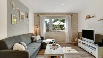 Tv, dvd-afspiller, stereoanlæg