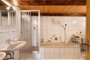 Shower, hair dryer, towels - Holiday Apartment in Farmhouse with Event Room – 3 Apartments in One (Hornberg)