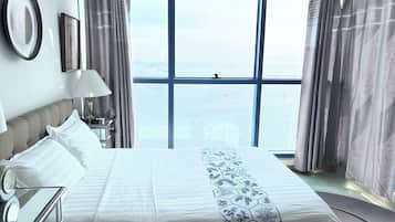 2 sovrum och sängkläder