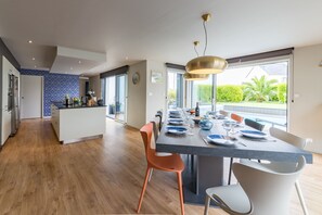 Dining - EOR GLAS - Villa with pool and spa near the sea (Ploudalmézeau)