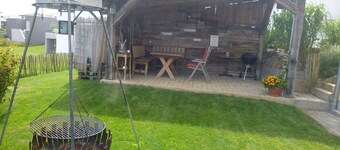 Cool vacation apartment for 2-4 people in Krauchenwies, close to the bathing lake.