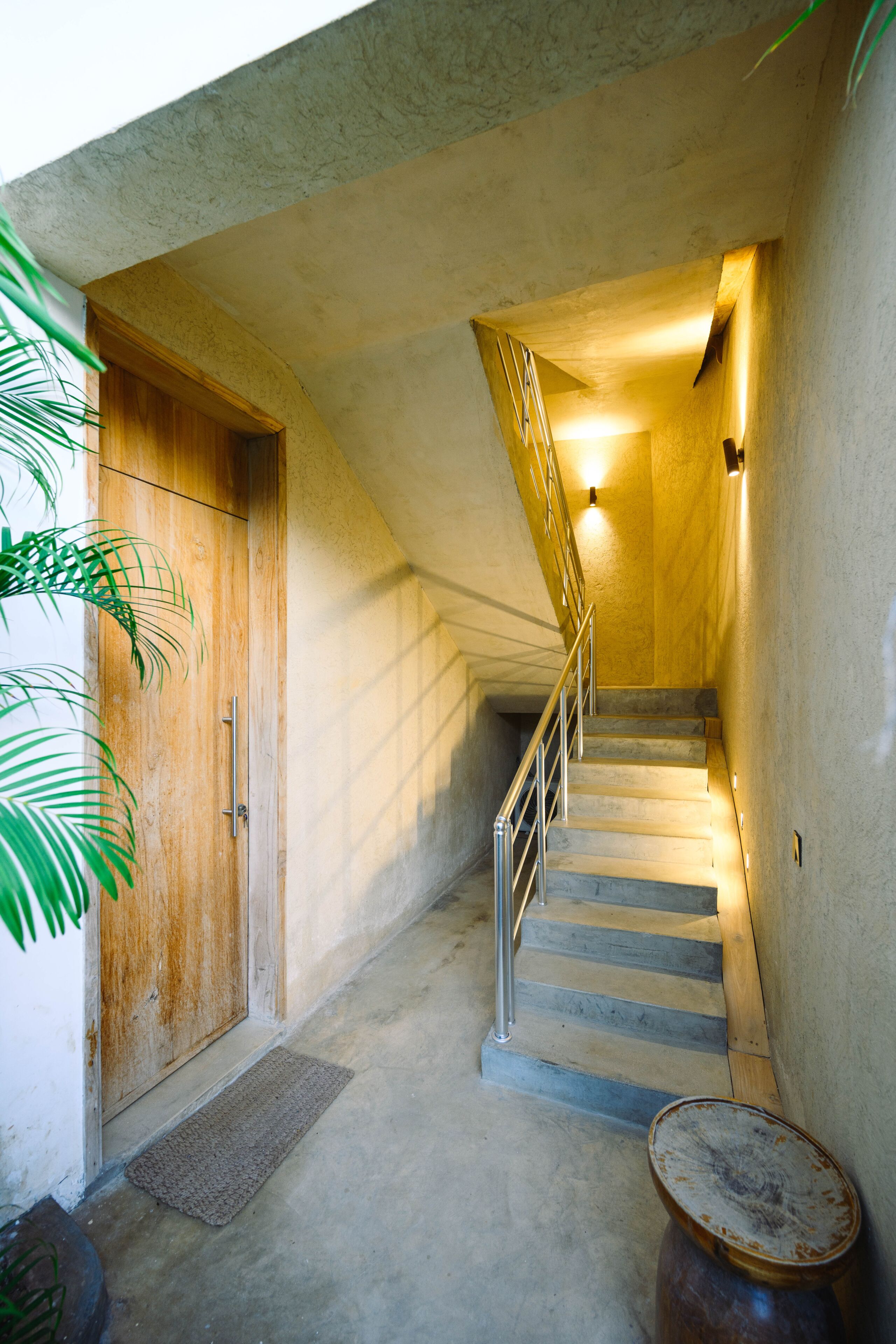 Interior entrance