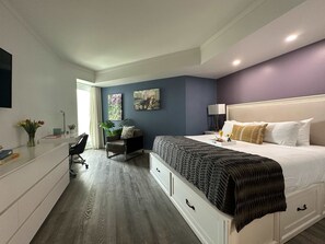 1 bedroom, iron/ironing board, travel crib, WiFi