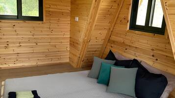 1 makuuhuone, vauvan matkasänky, ilmainen Wi-Fi, vuodevaatteet