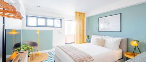 1 chambre, fer et planche à repasser, Wi-Fi, draps fournis