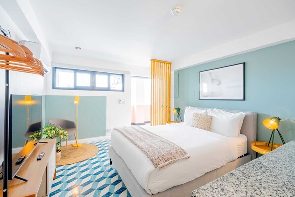 1 soveværelse, strygejern/strygebræt, Wi-Fi, sengetøj