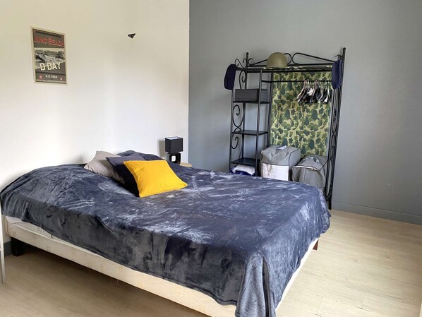 1 غرفة نوم وواي فاي وملاءات أسرّة