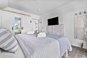 2 bedrooms, iron/ironing board, travel cot, free WiFi - Glück- Infrared Sauna, Fireplace, Bathtub, Balcony, Beach Chair, Parking Space (Olpenitz)
