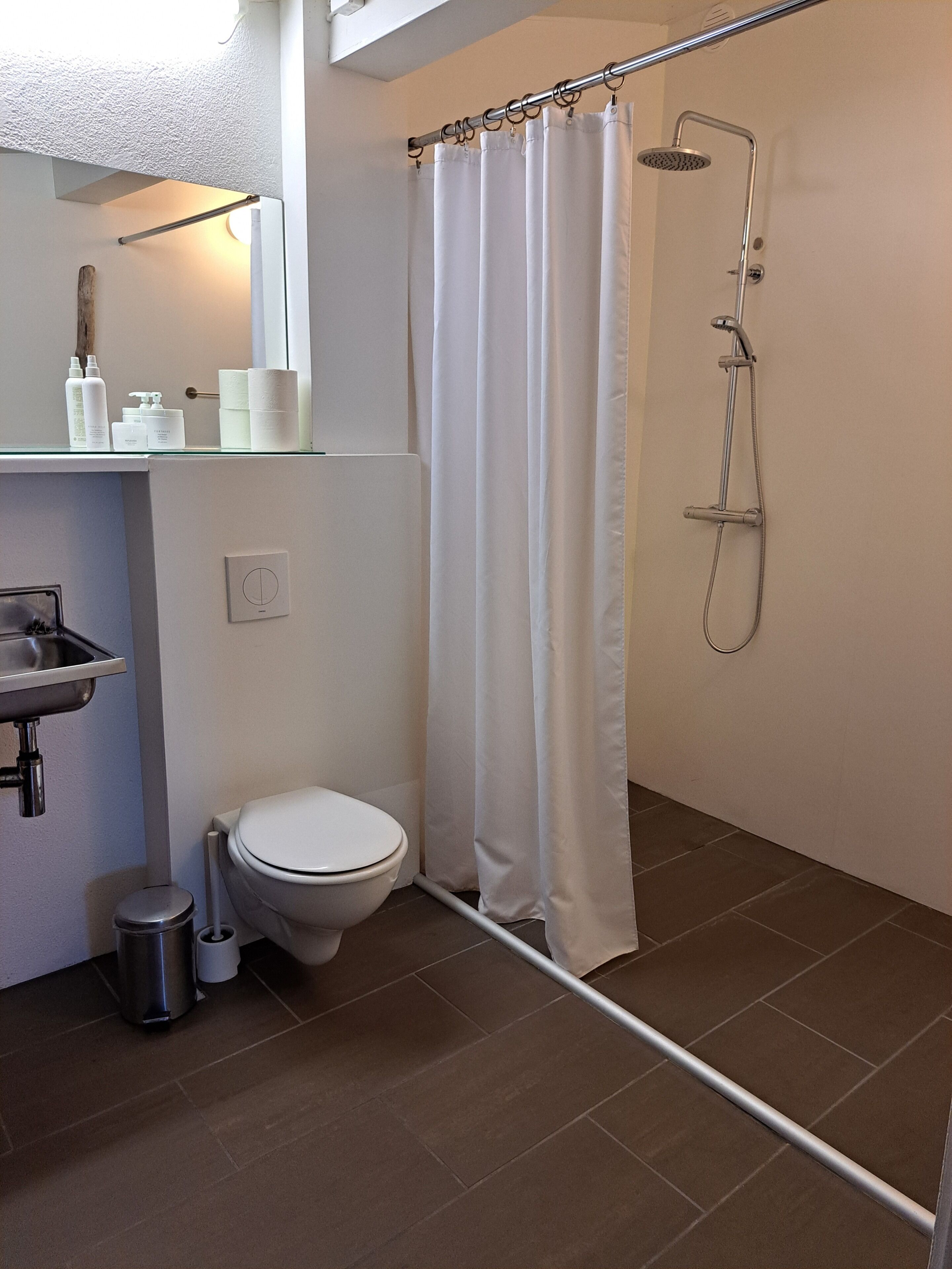Free toiletries, hair dryer, towels, soap