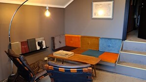 Classic Double or Twin Room, Ocean View | Living area - Lónkot (Skagafjorour)