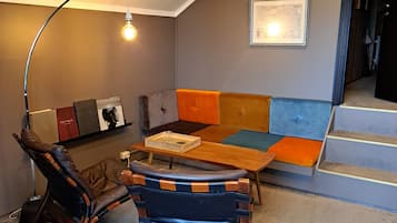 Suite Studio Familiale, vue océan | Coin séjour