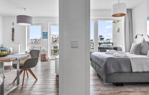 2 sovrum, värdeförvaringsskåp på rummet och strykjärn/strykbräda