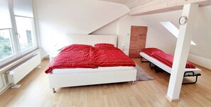1 bedroom, iron/ironing board, internet, bed sheets