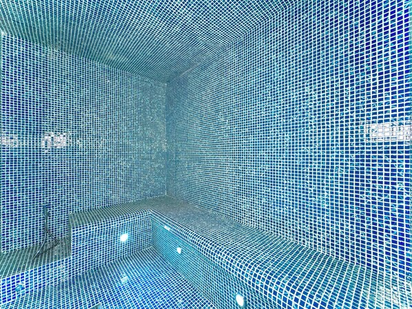 Un sauna, una bañera de hidromasaje, baño turco, masajes
