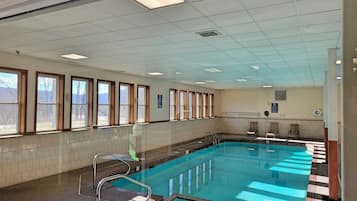 Indoor pool, a heated pool