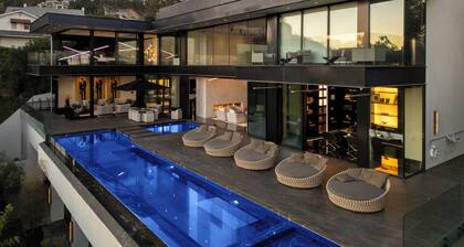 London Dream: Glamorous Sunset Strip Modern Compound with Theater, Pool & Spa