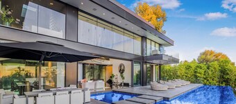 London Dream: Glamorous Sunset Strip Modern Compound with Theater, Pool & Spa