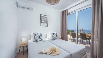 5 dormitorios, caja fuerte, tabla de planchar con plancha