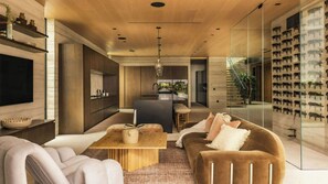 Télévision, cheminée