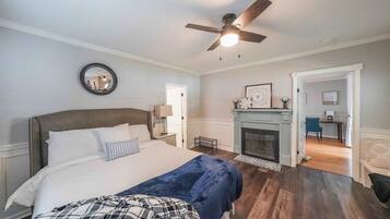 2 bedrooms, individually decorated, individually furnished, desk