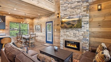 Cabin, 2 Bedrooms | Living area | Smart TV