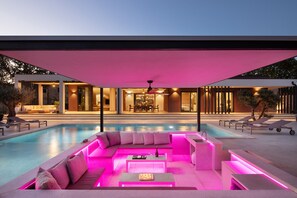 Una piscina riscaldata