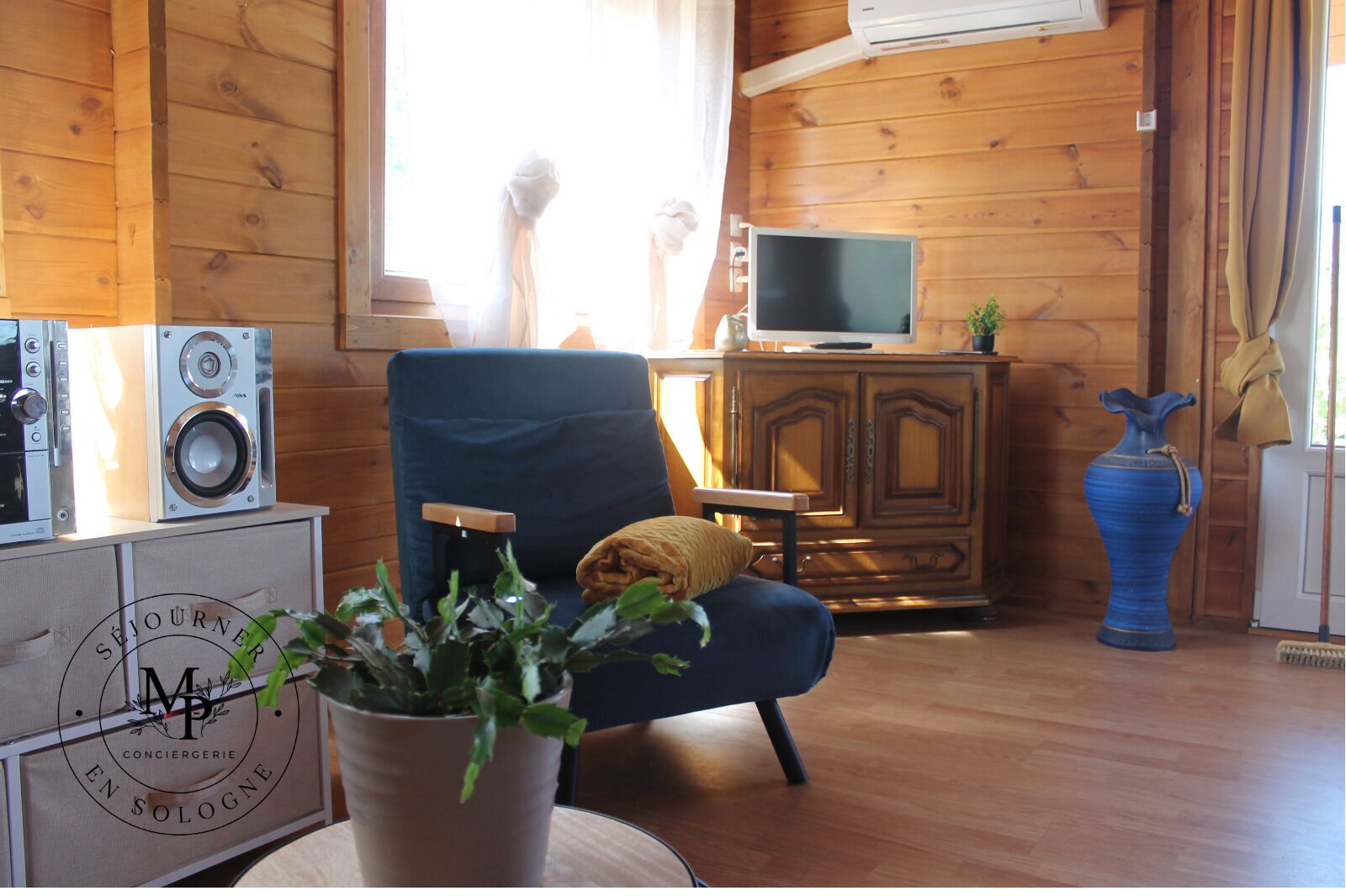 TV, books, stereo