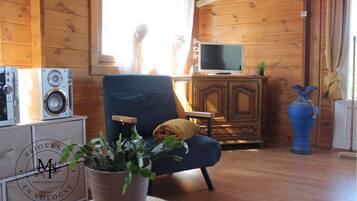TV, books, stereo