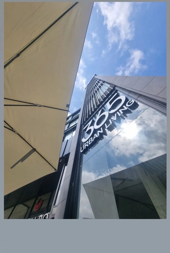 Façade de l’hébergement