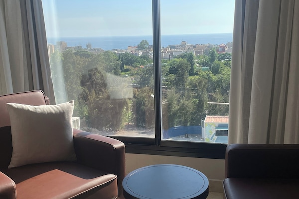 Double or Twin Room, Sea View | In-room safe, desk, laptop workspace, free WiFi