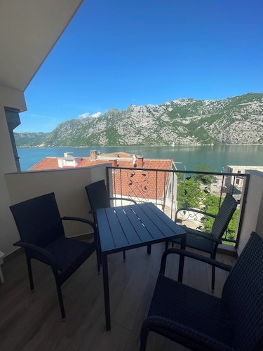 Luxury seaside apartment with Risan bay view and two bedrooms