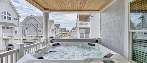 Bain à remous extérieur