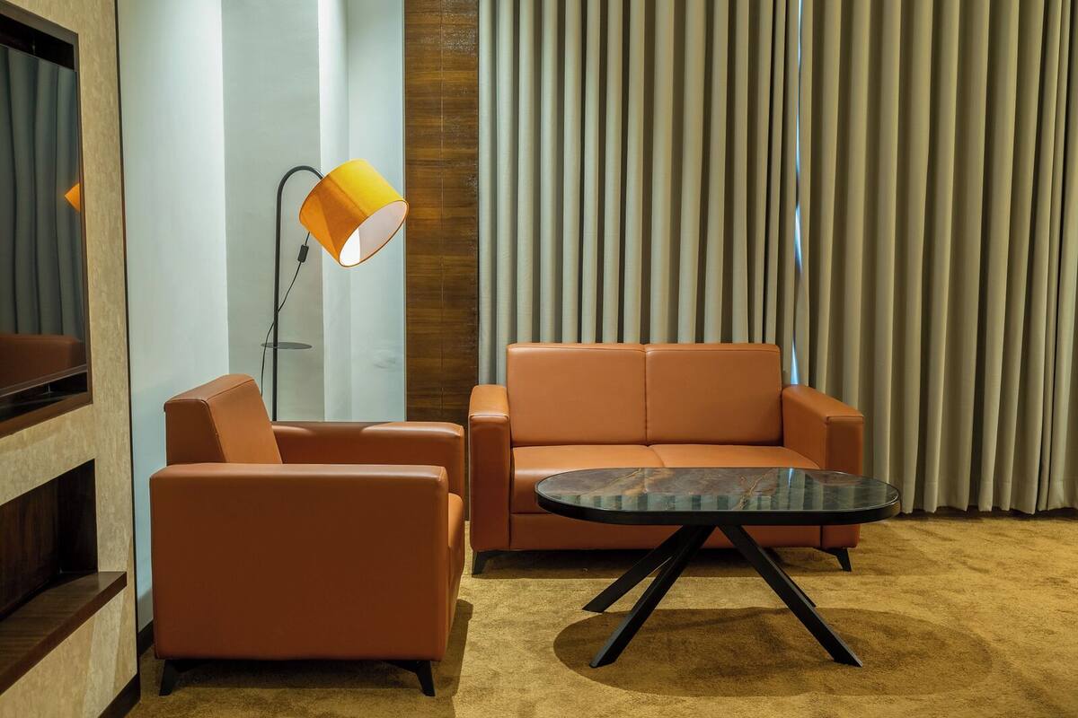 Luxe suite | 1 slaapkamer, een bureau, een laptopwerkplek, gratis wifi