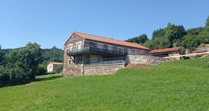Authentic and comfortable gîte with large grounds and stunning view in Saint-Privat-d'Allier