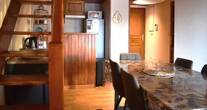 Duplex Chaleureux 3 Pièces avec Mezzanine pour Vacances