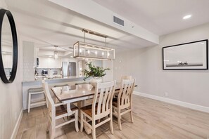 Dining - Ram Sea 203—Beachfront Bliss w/ Gulf Views, Pool, & Walkable Dining (North Redington Beach)