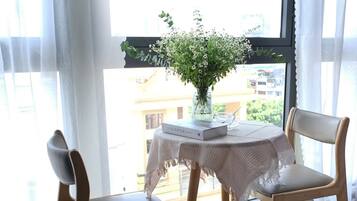 Deluxe Double Room, City View | Premium bedding, pillow-top beds, in-room safe, desk