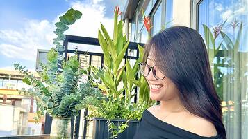 Deluxe Double Room, Balcony, City View | Terrace/patio