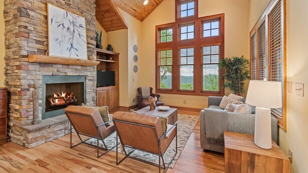 House, Multiple Beds, Fireplace, Mountain View (Haven on the Ridge at Echota) | Interior - Haven on the Ridge at Echota (Banner Elk)